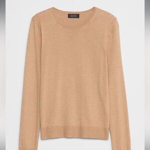 Banana Republic Camel Crew Neck Sweater